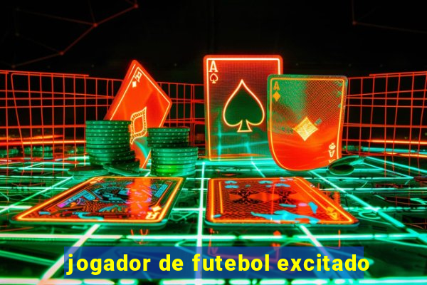 jogador de futebol excitado